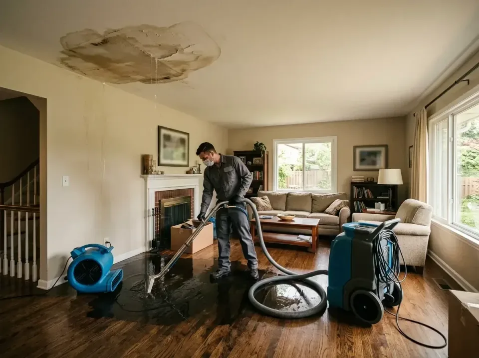 attic-pipe-burst-ceiling-drip-008 — frequently asked questions, Water Damage Restoration & Carpet Care in Clinton, IA